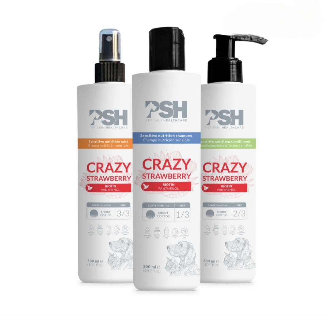 PAKET Crazy Strawberry -šampon+ balzam +losjon
