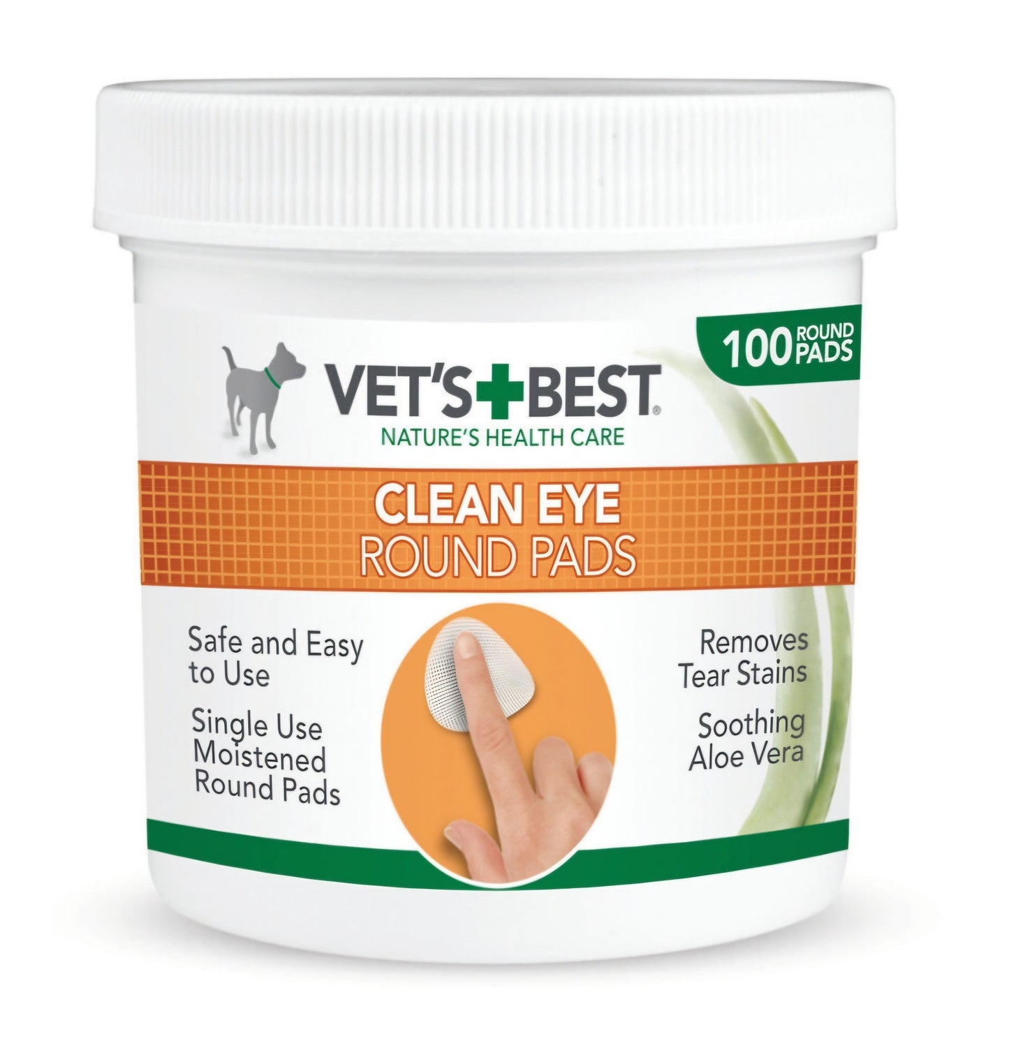 Vet's Best Clean Eye - blazinice za čiščenje predela okrog oči za pse in mačke 100kos