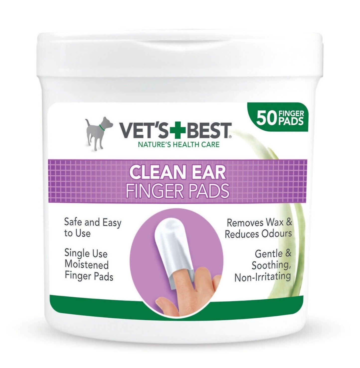 Vet's Best Clean Ear- naprstniki za čiščenje uhljev 50kos
