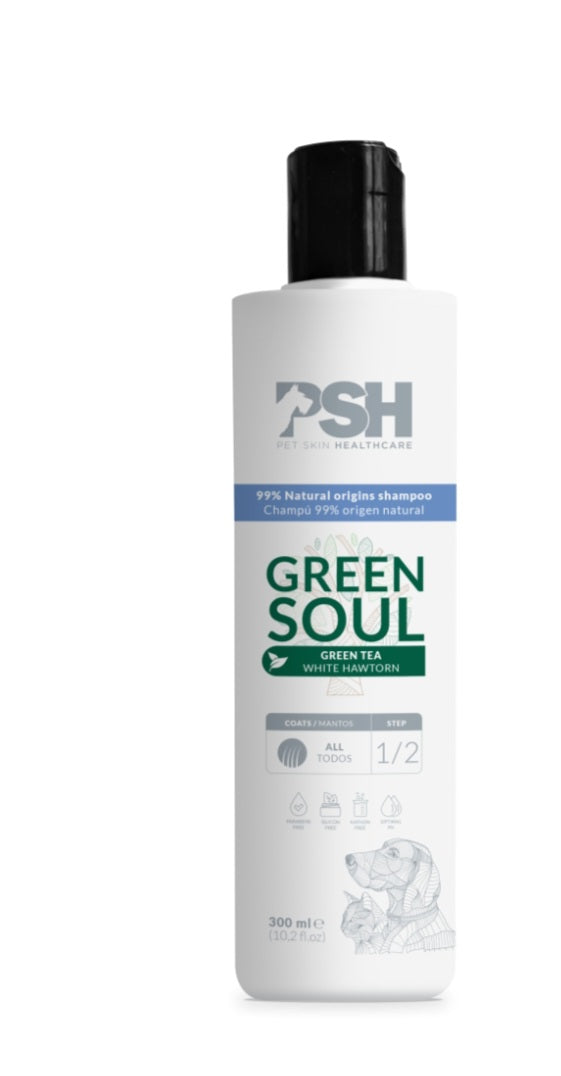 PSH Green Soul – šampon iz naravnih sestavin, 300 ml