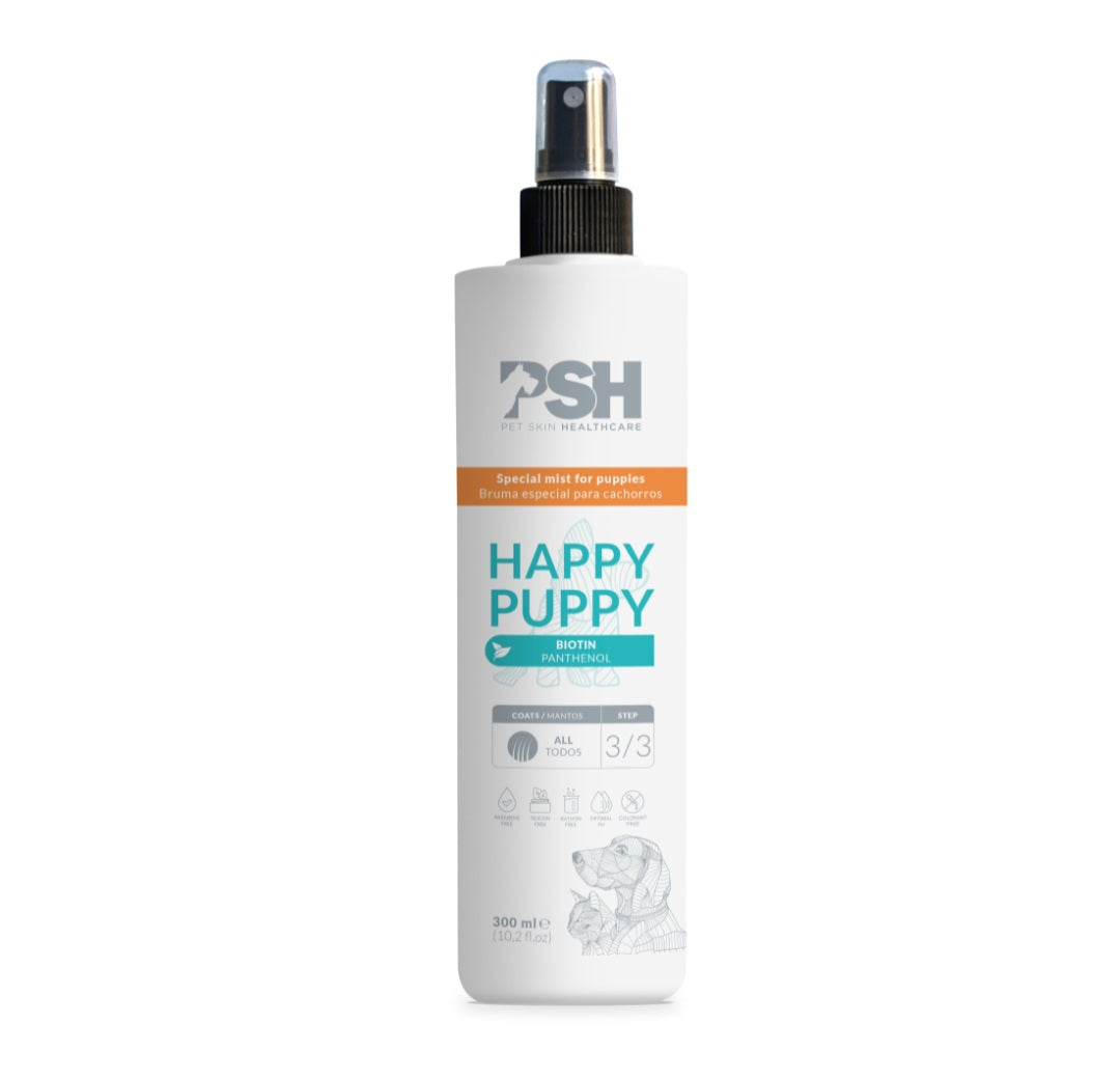 PSH Happy Puppy – negovalni losjon za prvo česanje, 300 ml