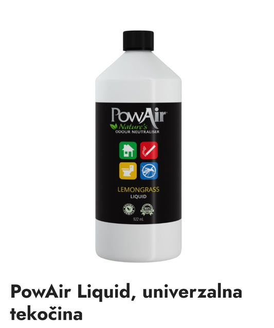 PowAir Liquid, univerzalna tekočina za gele,pršila in čistila- 922 ml