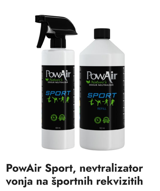 PowAir Sport, nevtralizator vonja na športnih rekvizitih 922 ml