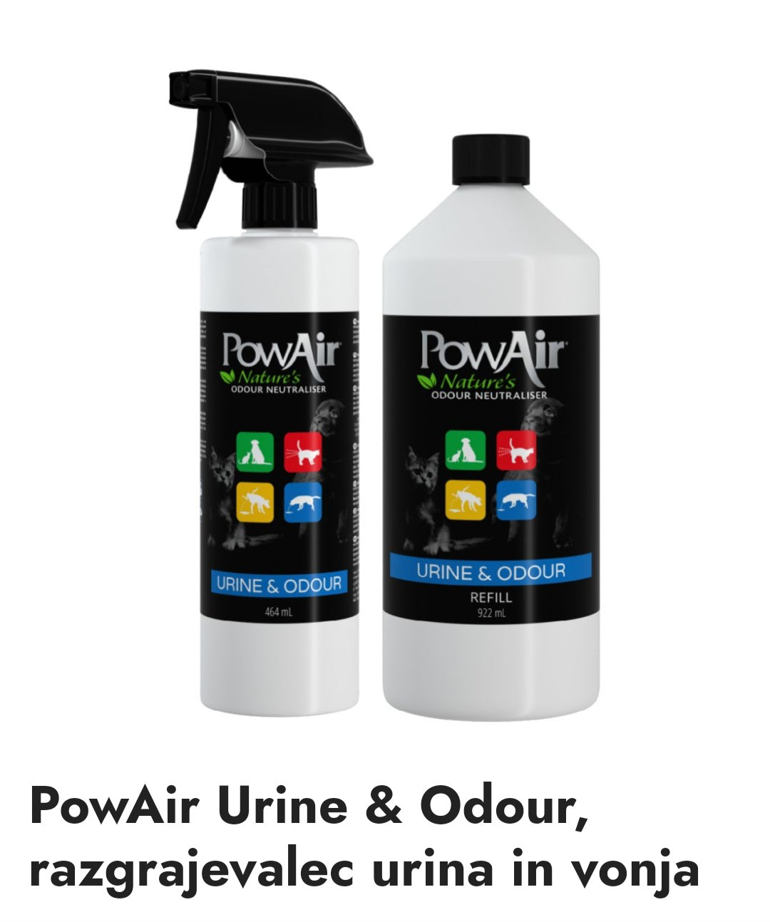 PowAir Urine & Odour, razgrajevalec urina in vonja 464 ml