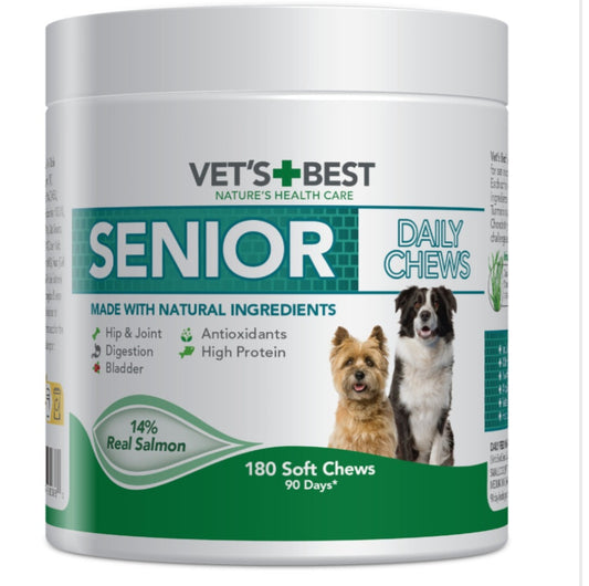 Vet's Best Senior daily chews 180 tablete - tableta za naše seniorčke