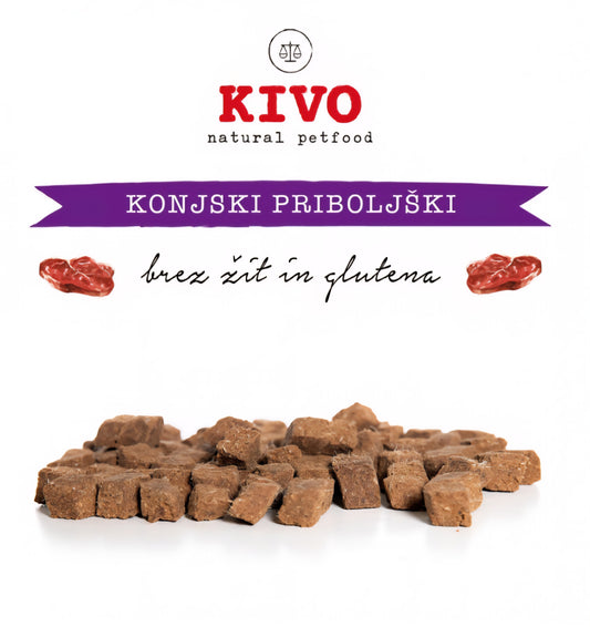 Kivo sušeni konjski priboljški 200g
